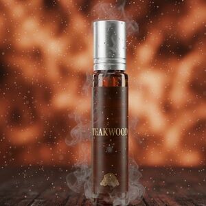 3.5 oz Teakwood Cologne Oil - Brown